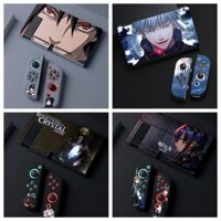 Vỏ bảo vệ Switch Phim hoạt hình Anime Soft TPU Slim Case cho Nintendo Switch V1 V2 / Switch OLED Console Joy-Con Vỏ có thể gắn được Vỏ chống sốc và chống trầy xước Vỏ da màu đen