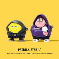 Vỏ bảo vệ tai nghe Thích hợp cho vỏ bảo vệ airpod airpod3 Vỏ bảo vệ tai nghe Apple airpodpro2 Vỏ tai nghe SpongeBob SquarePants Hộp thế hệ thứ hai ipod Four pro Silicone 3 vỏ Pie Daxing