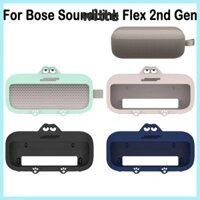 Vỏ bảo vệ WITTE, Loa không dây hoạt hình chống bụi, Vỏ chống rơi silicon chống bụi cho phụ kiện loa thế hệ thứ 2 Bose SoundLink Flex