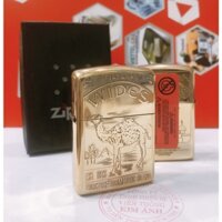 Vỏ bật lửa, hộp quẹt Zippo Armor phiên bản vỏ dầy chủ đề Lạc Đà, hàng loại 1 vỏ bằng đồng