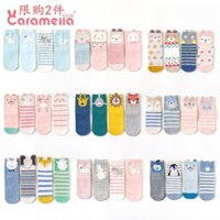 Vớ bé trai bé gái Caramella nhiều màu dễ thương