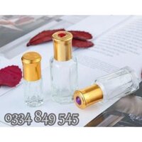 Vỏ bi lăn Dubai 3ml 5ml 10ml thủy tinh thân Ruby - Chai lọ chiết nước hoa, dầu dừa, phễu mini, mỹ phẩm du lịch. - PHỄU MINI