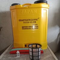 Vỏ Bình Xịt Điện 20 Lít  màu vàng kèm 1 cặp dây đeo