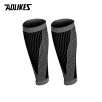 Vớ bó bắp chân, ống chân co dãn AOLIKES A-7965 chống căng cơ Compression Socks - Black - M