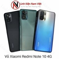 Vỏ bộ + Khai Sim + Kính Camera Redmi Note 10 4G / Note 10S (Zin Đen)