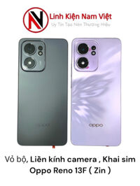 Vỏ bộ, Liền kính camera , Khai sim Oppo Reno 13F ( Zin )