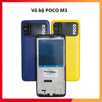 Vỏ bộ POCO M3 gồm có xương,vỏ ,phím sườn,kính camera