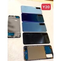 Vỏ bộ Vivo Y20 (đã bao gồm: vỏ, xương, khay sim, kính cam)
