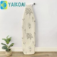 Vỏ bọc bảng ủi GLENES, Tấm lót bàn ủi in hình chống bỏng bằng vải Cotton, Tấm bảo vệ bàn ủi cực dày chống cháy thanh lịch Du lịch tại nhà