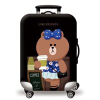 Vỏ bọc bảo vệ Vali, áo trùm vải túi bọc Vali chống trầy xước Size S,M,L H141