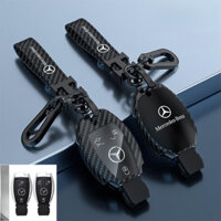 Vỏ bọc chìa khóa từ xa vỏ bọc chìa khóa kim loại móc khóa cho Mercedes Benz A C E S Class GLA CLA GLK GLC CLS w204 w463 w176 w251 W205 AMG