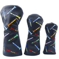 Vỏ bọc đầu câu lạc bộ Golf phong cách tên lửa cho vỏ tài xế, Vỏ gỗ Fairway, Vỏ bọc đầu lai, Vỏ bọc đầu chơi gôn bằng da cao cấp với vỏ bọc đầu có thể hoán đổi cho nhau