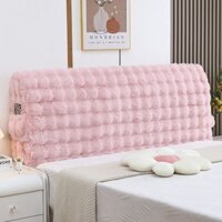 Vỏ bọc đầu giường nhung thỏ, Vỏ đầu giường sang trọng dày dặn, Tấm gỗ mềm bảo vệ đầu giường C