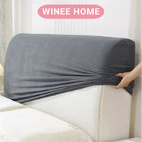 Vỏ bọc đầu giường vải nỉ caro mềm mại co giãn