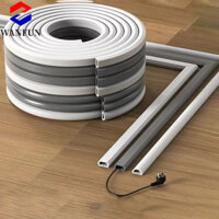 Vỏ bọc dây treo tường RADIANTEDGE, Vỏ bảo vệ bằng nhựa Pvc mềm Thân cây cao su mềm, Cáp mạng chống thấm nước Che khuyết điểm Dây Ẩn dây Sàn tự dính