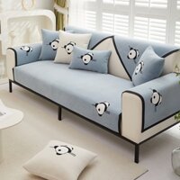 Vỏ Bọc Đệm Ghế Sofa Da Cao Cấp Chống Trượt Bốn Mùa