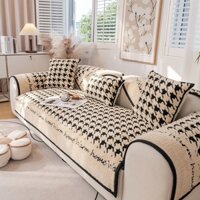 Vỏ Bọc Đệm Ghế sofa Mùa Đông Bằng Vải Bông Cao Cấp Thêu Họa Tiết Chống Trượt Có Thể Giặt Rửa Phong Cách Mới 2023