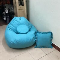 VỎ BỌC GHẾ LƯỜI HẠT XỐP, VỎ Gối xốp lười, VỎ ghế xốp (beanbag chair) nhiều màu, chưa có lót