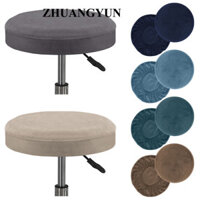 Vỏ Bọc Ghế Ngồi Bàn Xoay Tròn Bằng Vải Nhung Co Giãn Chống Bẩn Chống Trượt Phong Cách Hiện Đại