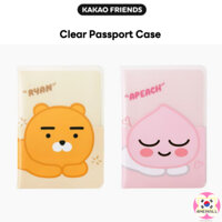 Vỏ Bọc Hộ Chiếu Trong Suốt In Hình kakao friends Dễ Thương