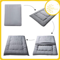 Vỏ Bọc Nệm Topper Khoá Kéo Bọc Kín 2 Mặt - Tiện Lợi - Vệ Sinh - Đẹp Mắt