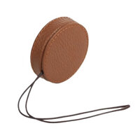 Vỏ bọc ống kính bằng da PU màu nâu / BlackEVO có dây chống mất cho máy ảnh Fujifilm Instax Mini EVO