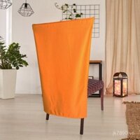 Vỏ bọc quần áo phong cách Hàn Quốc mới cho bàn ăn, vỏ vải chống dầu có thể giặt, túi cho ghế nhà hàng hot pot, vỏ bọc lưng ghế ăn co giãn