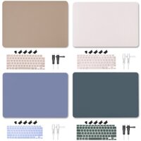 Vỏ BọC Silicone + logo 4 Trong 1 Cho macbook pro 14 inch A2442 Air M1 M2 13 inch A2337 A2338 A2289