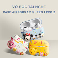 Vỏ Bọc Tai Nghe Case AirPods 1/2/3/Pro/Pro 2 Ốp Bảo Vệ Hộp Sạc Silicon Dẻo Hình Gấu Lotso So Cute