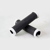 Vỏ bọc tay nắm xe đạp có khoá kép hợp kim Cặp - Trắng