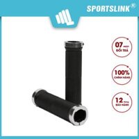 Vỏ bọc tay nắm xe đạp Sportslink có khoá kép hợp kim Cặp - Bạc