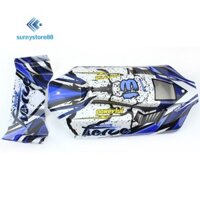 Vỏ bọc thân xe RC Cánh đuôi xe cho Wltoys 124017 124019 Phụ tùng nâng cấp xe RC 1 / 12 Phụ kiện dự phòng