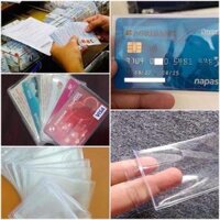 VỎ BỌC THẺ ATM, THẺ SINH VIÊN, THẺ CĂN CƯỚC, BẰNG LÁI XE, BHYT Nhựa PvC Siêu Trong Suốt, Siêu Dẻo Có Nắp... - CCCD - ATM