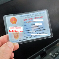 vỏ bọc thẻ căn cước nhựa thẻ công dân thẻ ngân hàng lái xe thẻ các loại chống thấm nước chông mờ chữ