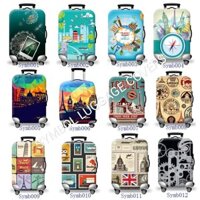 Vỏ Bọc Vali Chống Thấm Nước Kiểu Cổ Điển Dễ Thương（not include suitcase）