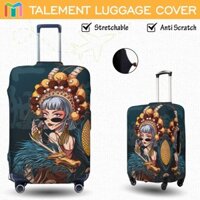Vỏ Bọc Vali Chống Trầy Bao Trùm Vali Độ đàn hồi Cá nhân Luggage Cover Size 18 20 22 24 26 28 30 32 inch DD75