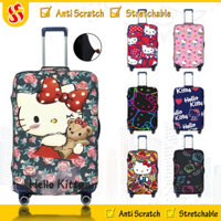 Vỏ Bọc Vali Chống Trầy Sanrio Hello Kitty Bao Trùm Vali Độ đàn hồi Cá nhân Luggage Cover 18-32Inch DOT22