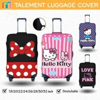 Vỏ Bọc Vali Chống Trầy Vỏ vali Hello Kitty cá nhân Phụ kiện hành lý co giãn Chống trầy xước 18 / 20 / 22 / 24 / 26 / 28 / 30 / 32 inch