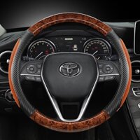 Vỏ Bọc Vô Lăng Vân Gỗ Cho Toyota Avalon Camry 2018-2022 Corolla 2018-2022 Crown 2018-2022 RAV4 2019-2022