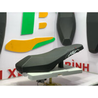 Vỏ bọc yên xe máy, Da yên thêu lửa, Vỏ bọc yên thêu vành lửa đẹp,Da lửa thêu bọc yên xe siêu nét,v01 yenxethangbinh