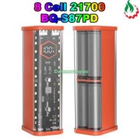 Vỏ box sạc dự phòng 8 cell 21700 có lò xo (BQ-S87PD) sạc nhanh 22.5W (Không có pin)