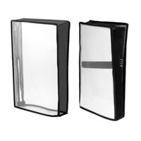 Vỏ bụi EVA trong suốt dọc có lỗ cắt cho máy chơi game PS5 Pro