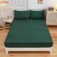 Vỏ bụi giường ZSDN có dây thun Khăn trải giường đôi Phòng khách