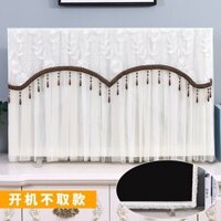 Vỏ bụi TV 50 inch 55 inch 65 LCD TV Cover Vải không tháo nắp ren khi bật