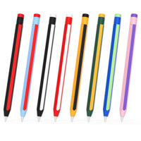 Vỏ bút chì phong cách đầy màu sắc cho Apple Pencil Pro Cover Silicone mềm Stylus Touch Pen Case cho Apple Pencil 2 2nd Pro thế hệ bao gồm