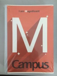 Vở Campus 120 trang có chấm DANCING LETTERS