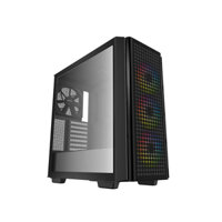 Vỏ Case Deepcool CG540 ARGB Mid-Tower - Black/ 3 fan ARGB + 1 Fan 140mm - Hàng Chính Hãng