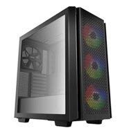 Vỏ Case Deepcool CG560 ARGB Mid-Tower - Black/ 3 Fan 120 ARGB + 1 Fan 140mm