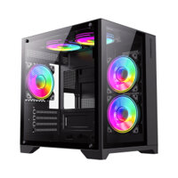 Vỏ case GameMax Infinity Mini Black (MATX/Mid Tower/Màu Đen)