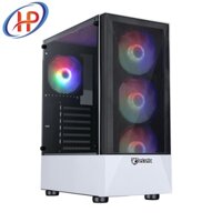 Vỏ Case JETEK Game Squid R3 WHITE (SẴN 3 Fan RGB)